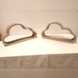 Wood Cloud shelves